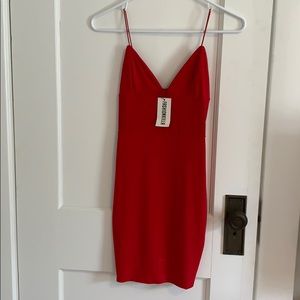 Red Bodycon Dress NWT